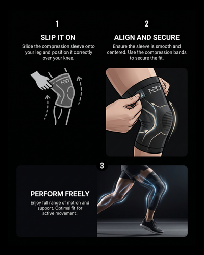Adjustable Knee Brace Compression Sleeve