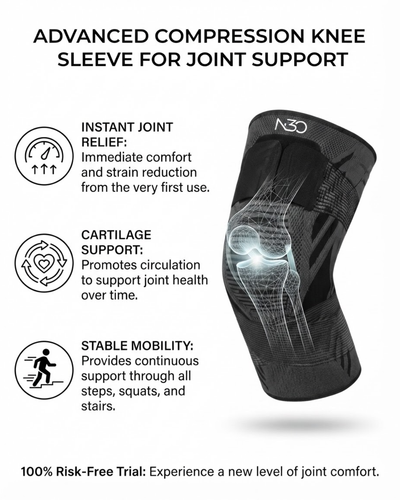 Adjustable Knee Brace Compression Sleeve