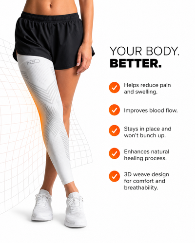 Leg Compression Sleeves | Full Support For Knee , Calf , Thigh & shin splints